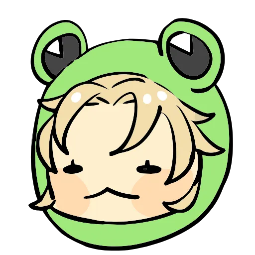 🐸 Эмодзи «Genshin Impact Frogs» для Telegram