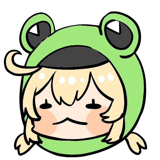 🐸 Эмодзи «Genshin Impact Frogs» для Telegram