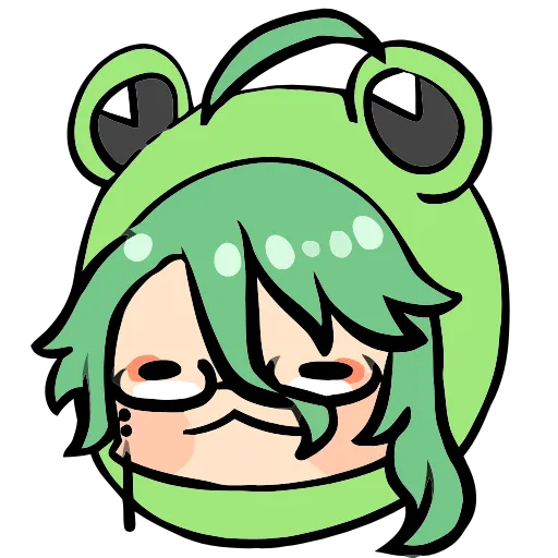 🐸 Эмодзи «Genshin Impact Frogs» для Telegram