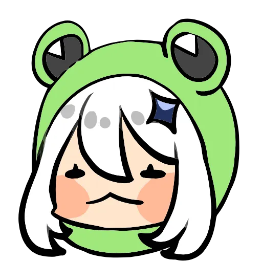 🐸 Эмодзи «Genshin Impact Frogs» для Telegram