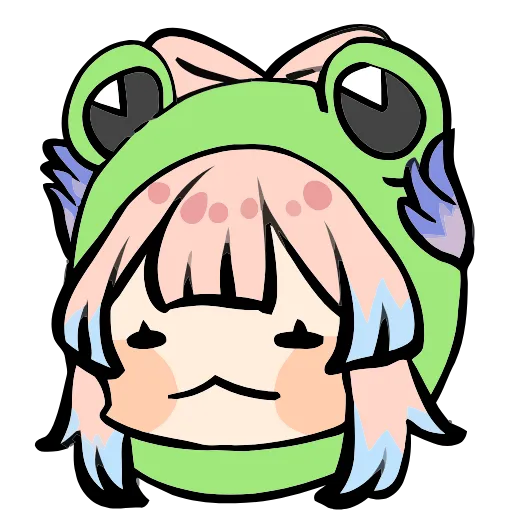 🐸 Эмодзи «Genshin Impact Frogs» для Telegram