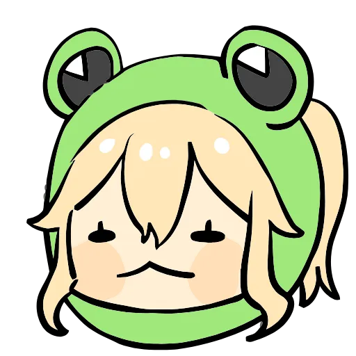 🐸 Эмодзи «Genshin Impact Frogs» для Telegram