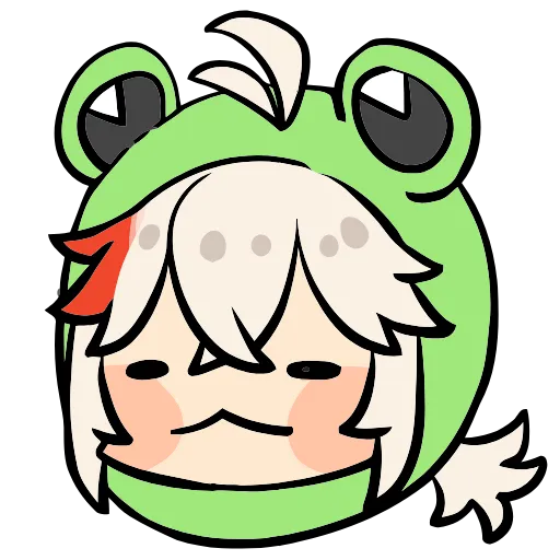 🐸 Эмодзи «Genshin Impact Frogs» для Telegram