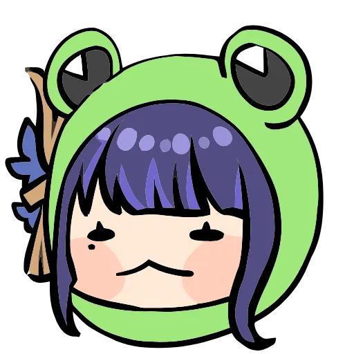 🐸 Эмодзи «Genshin Impact Frogs» для Telegram