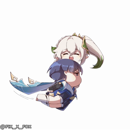 😀 Стикер «Genshin Impact Chibi» для Telegram