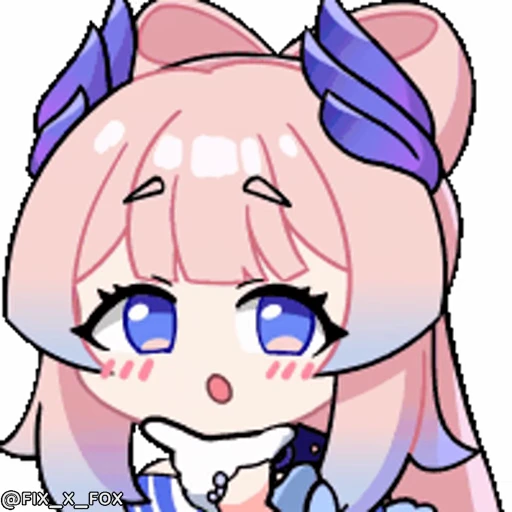 😈 Стикер «Genshin Impact Chibi» для Telegram