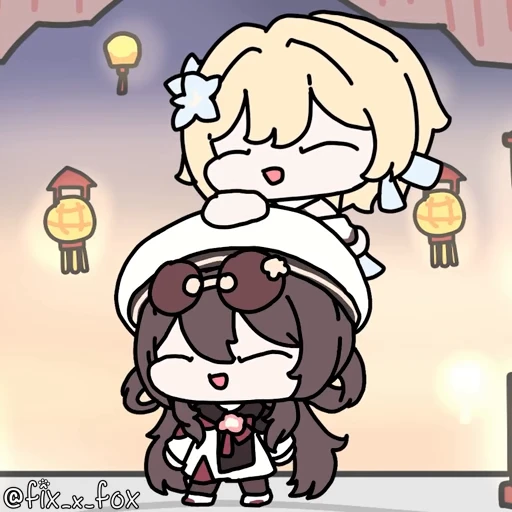 🤗 Стикер «Genshin Impact Chibi» для Telegram