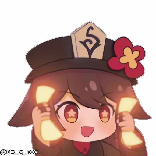 🥳 Стикер «Genshin Impact Chibi» для Telegram