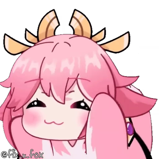 Стикерпак Genshin Impact Chibi для Telegram