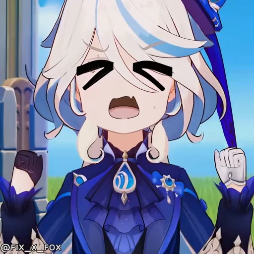 😡 Стикер «Genshin Impact Chibi» для Telegram