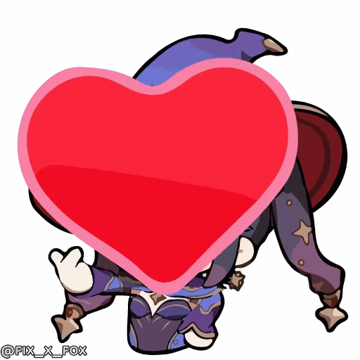 😘 Стикер «Genshin Impact Chibi» для Telegram