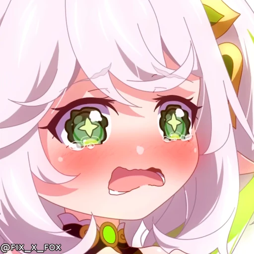 😢 Стикер «Genshin Impact Chibi» для Telegram