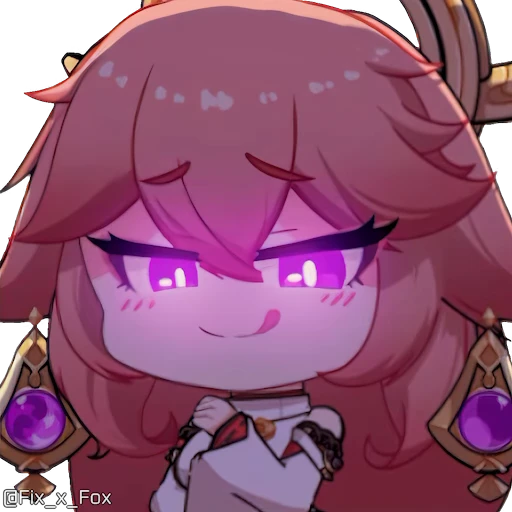 😈 Стикер «Genshin Impact Chibi» для Telegram