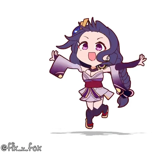 😆 Стикер «Genshin Impact Chibi» для Telegram