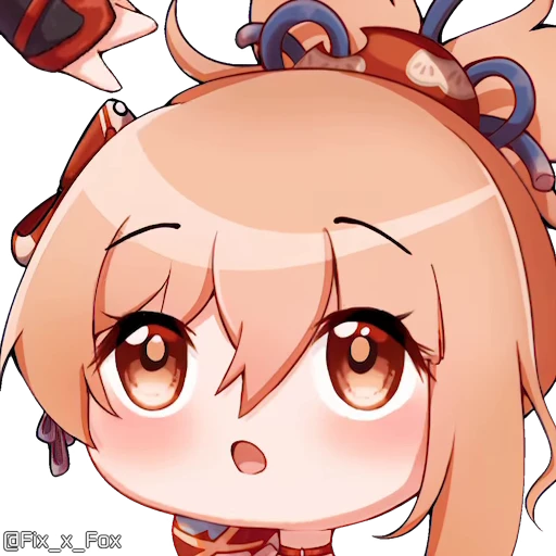🤗 Стикер «Genshin Impact Chibi» для Telegram