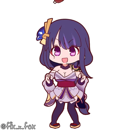 🥳 Стикер «Genshin Impact Chibi» для Telegram