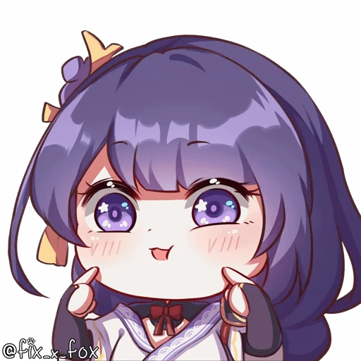 😀 Стикер «Genshin Impact Chibi» для Telegram