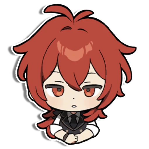 😕 Стикер «Genshin Impact (KFC)» для Telegram