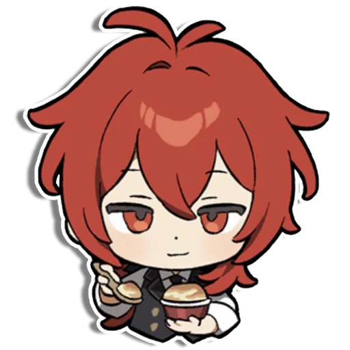 😋 Стикер «Genshin Impact (KFC)» для Telegram