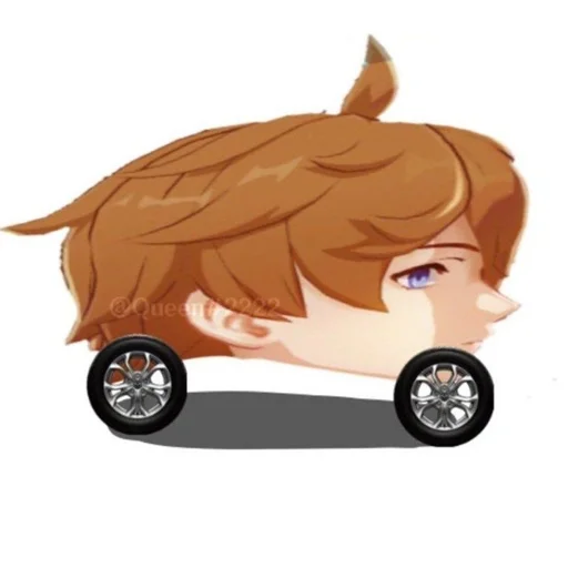 🚗 Стикер «Заходи в геншин» для Telegram