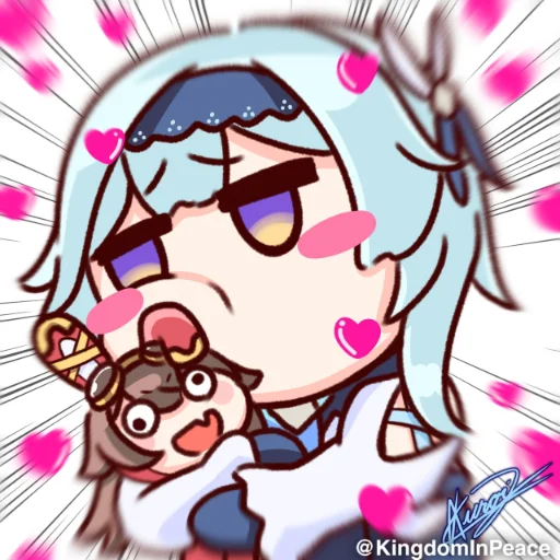 🧬 Стикер «Genshin Chibi» для Telegram