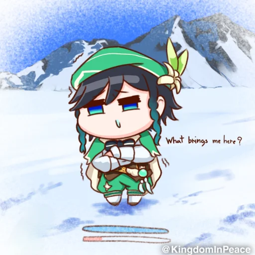 🧬 Стикер «Genshin Chibi» для Telegram