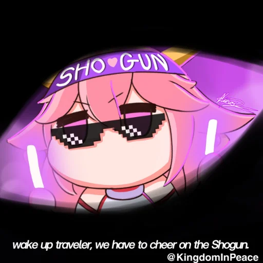🧬 Стикер «Genshin Chibi» для Telegram