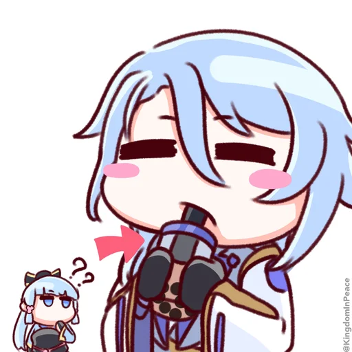 ❓ Стикер «Genshin Chibi» для Telegram