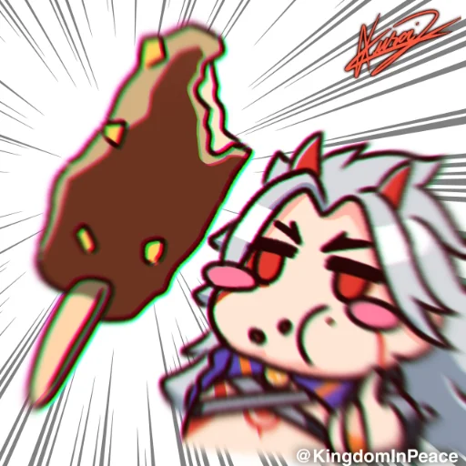 🧬 Стикер «Genshin Chibi» для Telegram