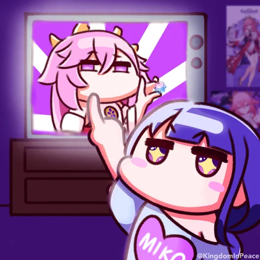 💞 Стикер «Genshin Chibi» для Telegram