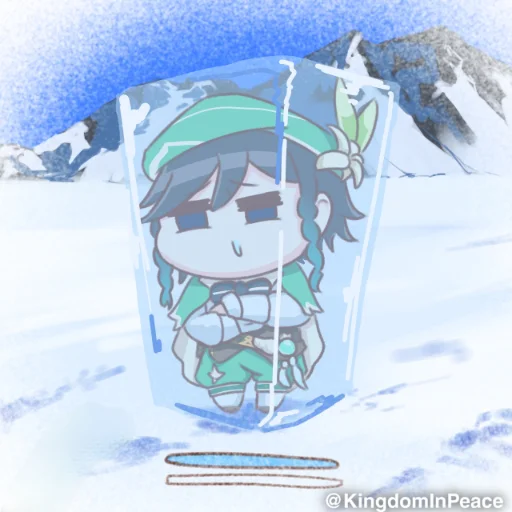 🧬 Стикер «Genshin Chibi» для Telegram