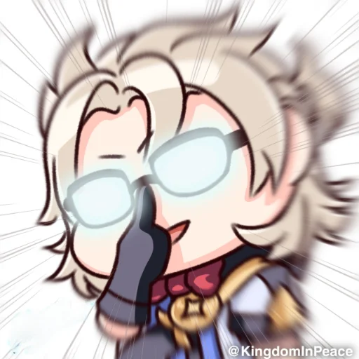 🧬 Стикер «Genshin Chibi» для Telegram