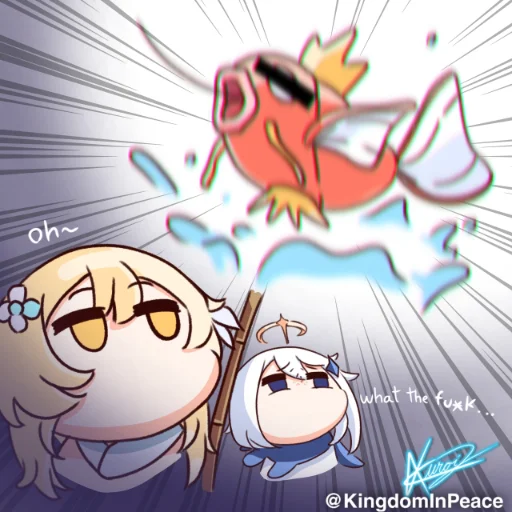🧬 Стикер «Genshin Chibi» для Telegram