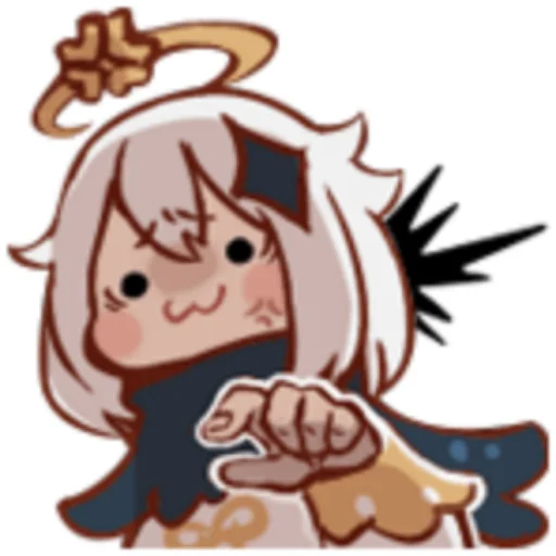🖕 Стикер «Genshin Stickers 2» для Telegram