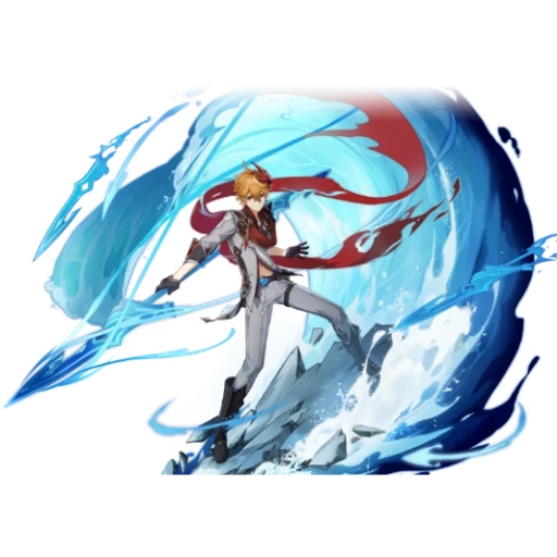 🌊 Стикер «Genshin Art» для Telegram