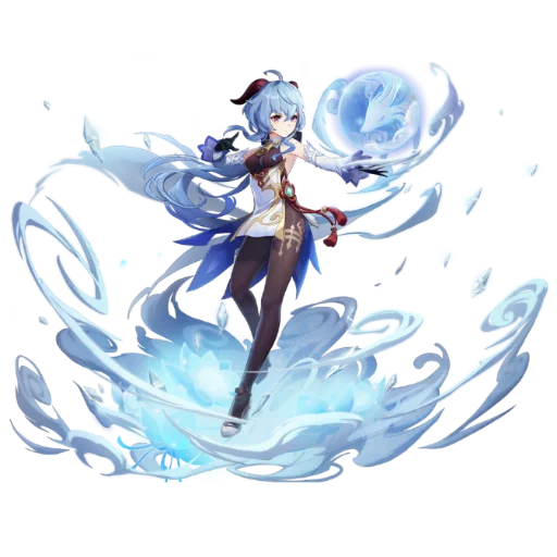🐐 Стикер «Genshin Art» для Telegram