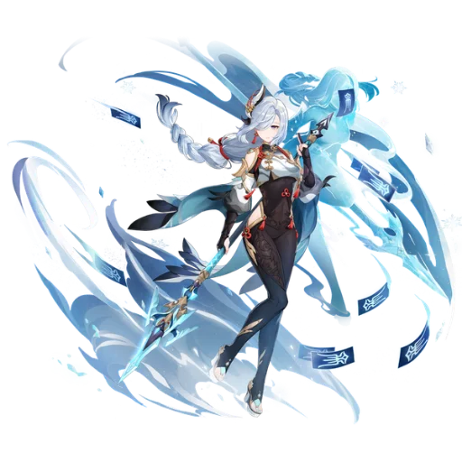❄️ Стикер «Genshin Art» для Telegram