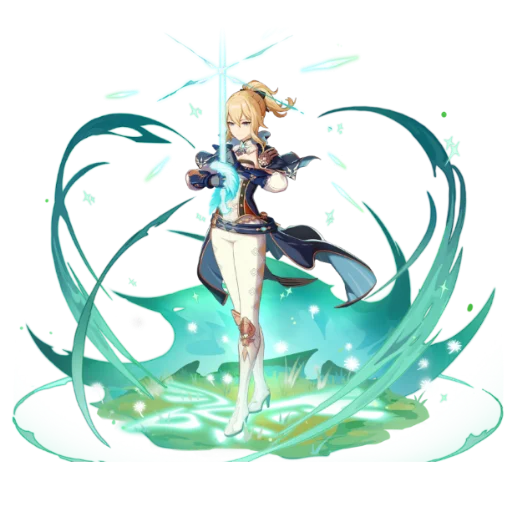 🍃 Стикер «Genshin Art» для Telegram