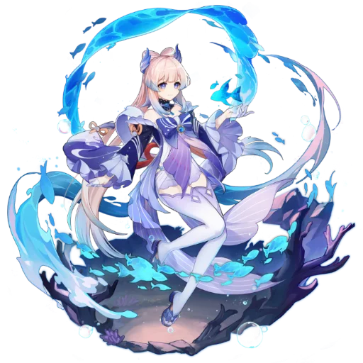 🐠 Стикер «Genshin Art» для Telegram