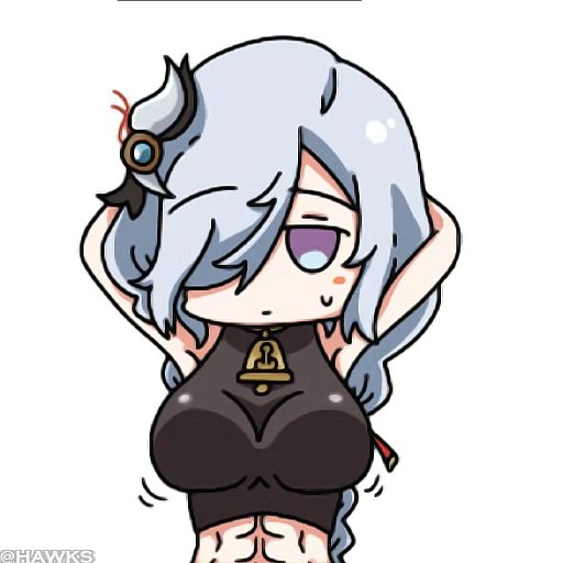 💠 Стикер «? Genshin Meme-2» для Telegram