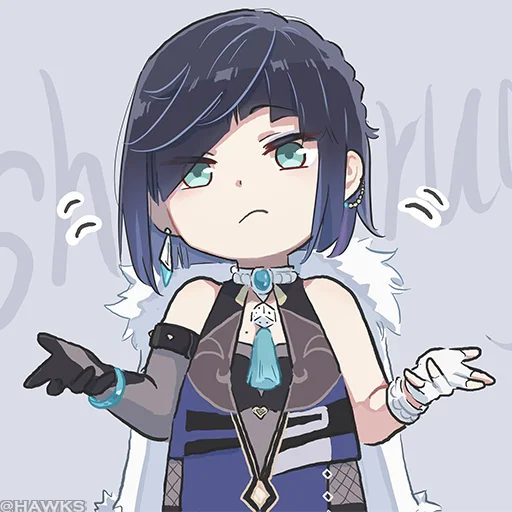 💠 Стикер «? Genshin Meme-2» для Telegram