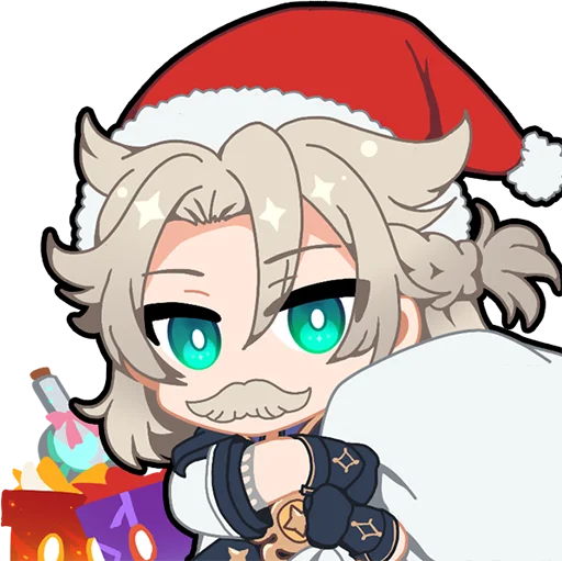 🎅 Стикер «Genshin Impact Latinoamérica» для Telegram