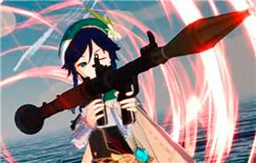 🔫 Стикер «Genshin Impact Latinoamérica» для Telegram