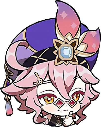 🦄 Стикер «Genshin Mini» для Telegram