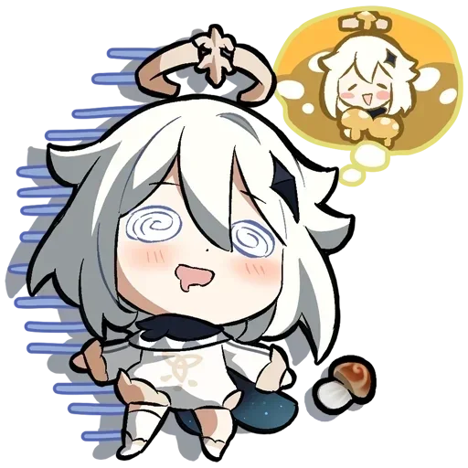 🦄 Стикер «Genshin Mini» для Telegram