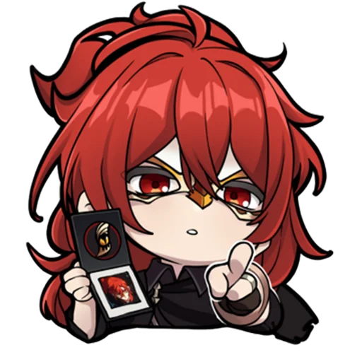 😏 Стикер «Chibi Impact» для Telegram