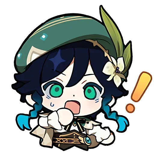 💨 Стикер «Chibi Impact» для Telegram