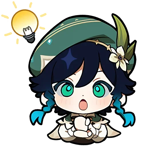 💨 Стикер «Chibi Impact» для Telegram