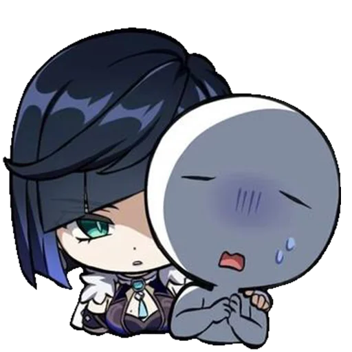 😡 Стикер «Chibi Impact» для Telegram