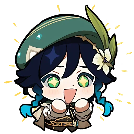 💨 Стикер «Chibi Impact» для Telegram
